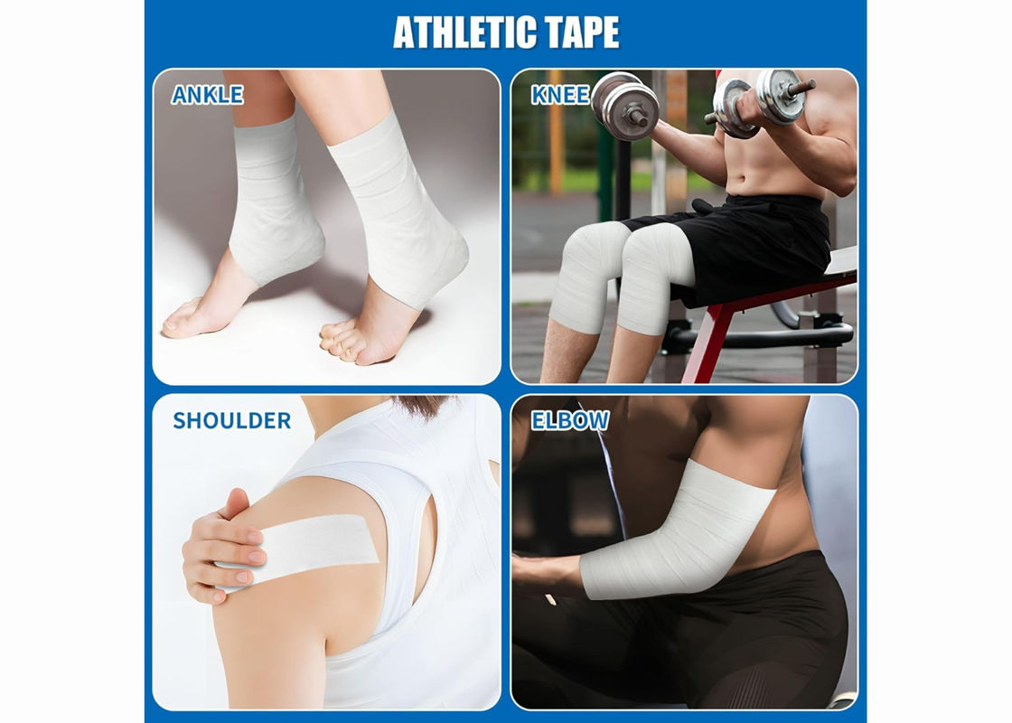 Multi Colors Wide Use Various Sizes Athletic Tape Trainers Joints Protection Sports Tape