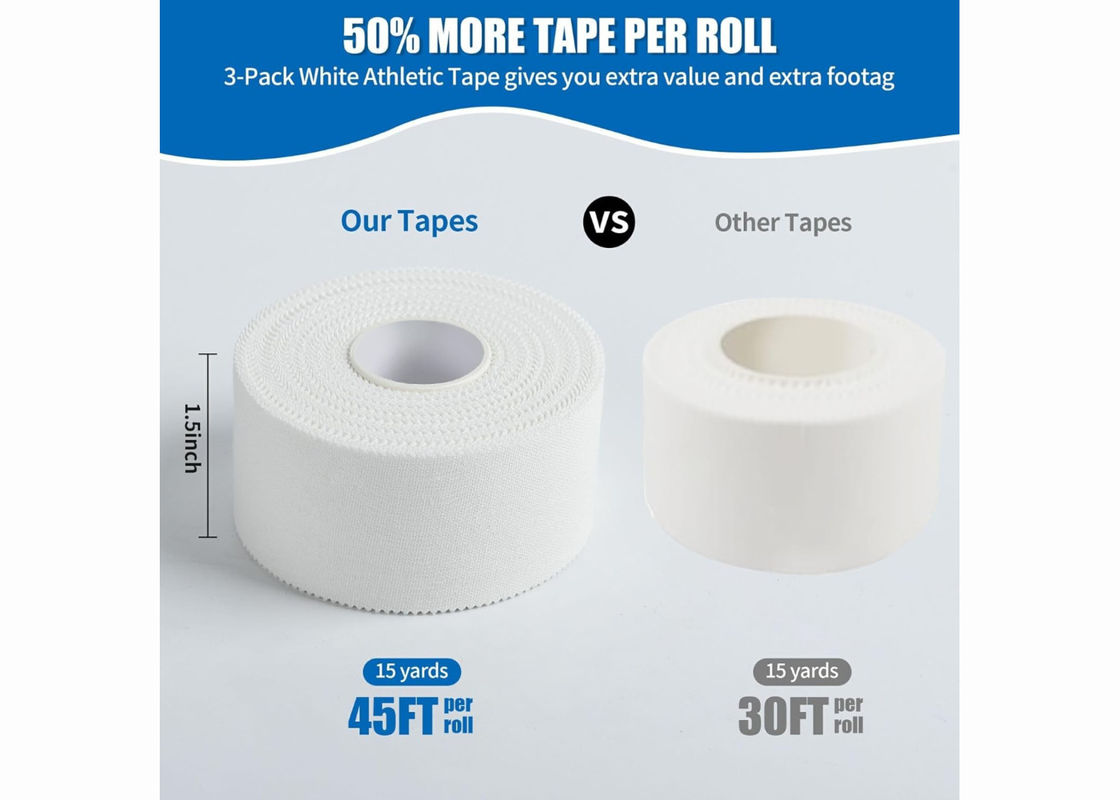 Pure Cotton Easy Tear No residue Athlete Protection Trainer Sports Tape Joints And Muscles