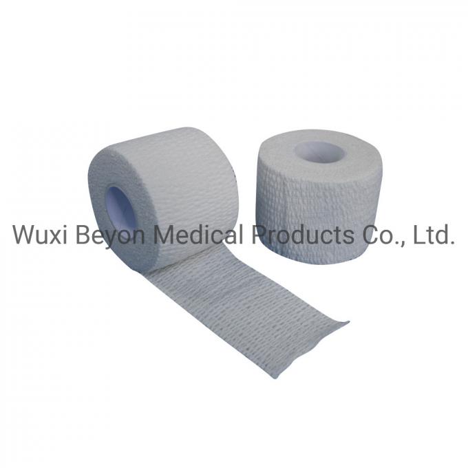 Green Color Lite Weightlifting Elastic Cotton Adhesive Bandage