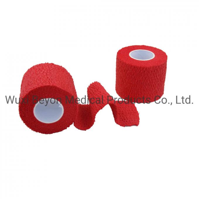 Cotton Self-Stick Wrap Flexible Cohesive Elastic Bandage Tape