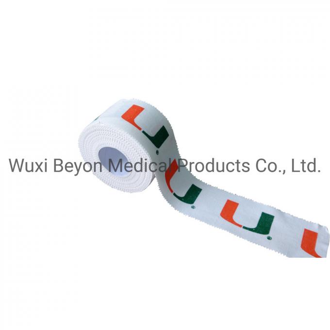 Customized Logo Athletic Cotton Adhesive Sports Tape