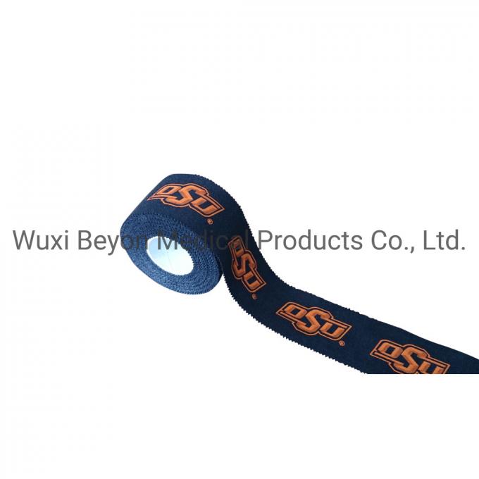 Patterned Adhesive Private Logo Printed Sports Cotton Adhesive Tape