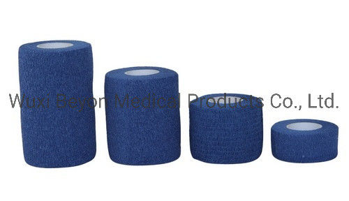 White Self Adhesive Bandage Wrap Navy Blue cohesive sock wrap adherent