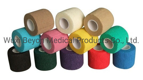 Coloured Non Woven Cohesive Bandage Bitter Animal Equine Vet Cats Dogs Co-Flex