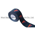 Black Printed Sports Tape Soccer Rugby Shoulder Cotton Zinc Oxide Athletic Sports Tape