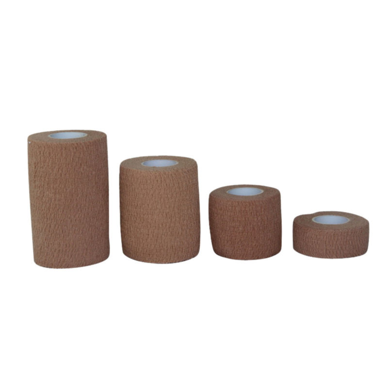 Cotton Self-Adherent Cohesive Elastic Bandage Flexible Wrap Tape