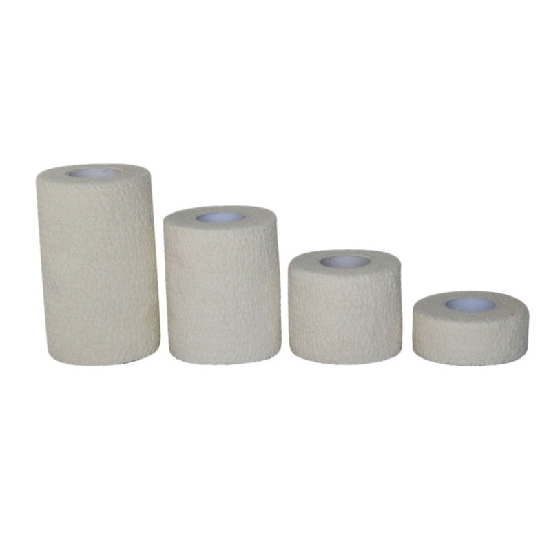 Cotton Self-Adherent Cohesive Elastic Bandage Flexible Wrap Tape