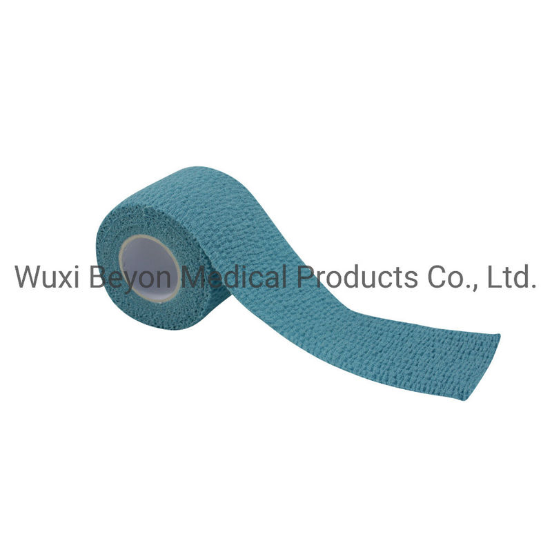 self stick stretchy bandage tape elastic Blue Hand Wrapping Protection adhesive