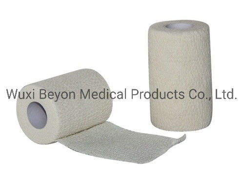 White Cotton Cohesive Bandage Maroon Latex Free Cohesive Tape Medical