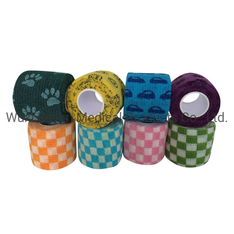 Self Adherent Cohesive Wrap Bandages Wrap Equine Pet Flexible Printed