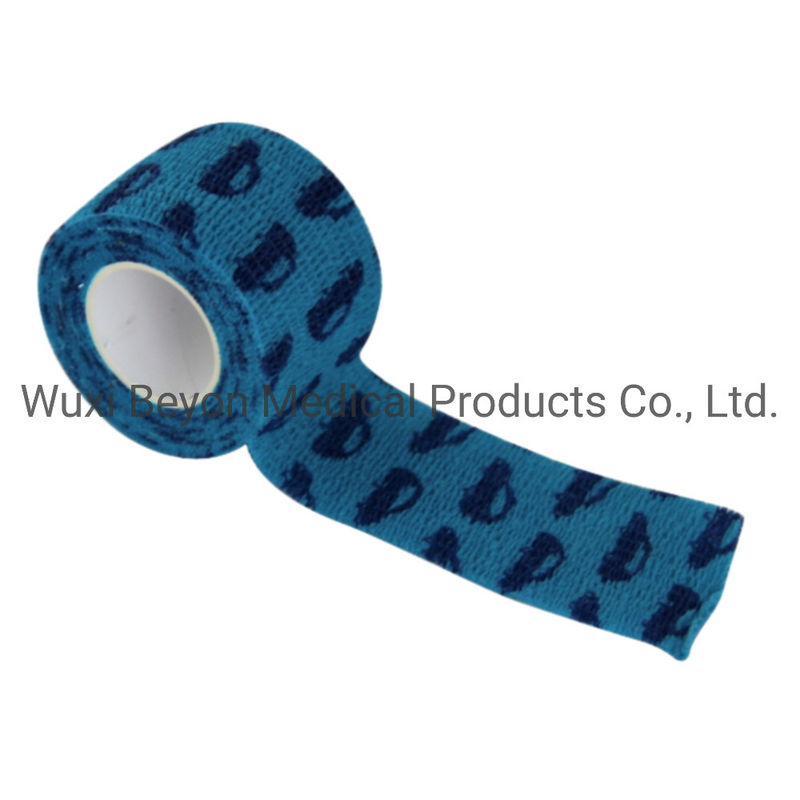 Cohesive Flexible Bandage Wrap Equine Pet Printed Self-Adhesive Tape