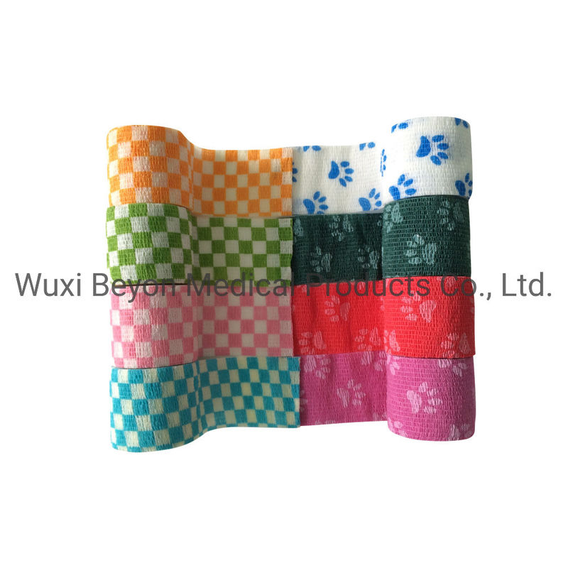 Adherent Self Cohesive Bandage Wrap Equine Pet Flexible Animal Vet