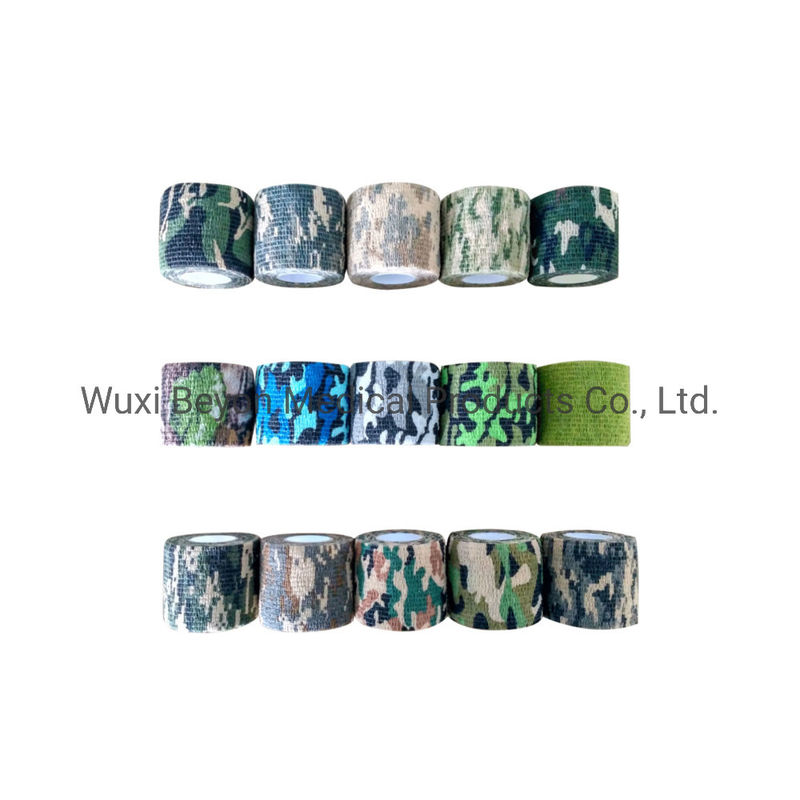 Wrist OEM Cohesive Bandage Camouflage Bandage For Outdoor Activities Soldier Disguise