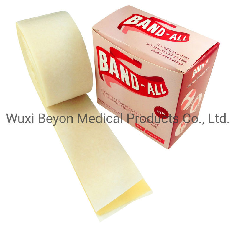 Self-Adherent Elastic Foam Plaster PU Foam First Aid Stop Bleeding