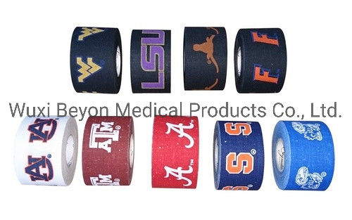 Athletic Sports Cotton Adhesive Tape Custom Design OEM Logo Prints