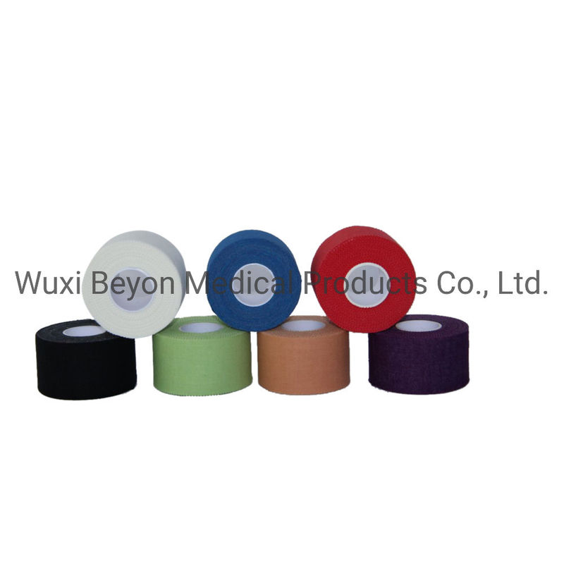 High Quality Water Resistant Cotton Sports Tape  For Heel Pain Fingers Gym Athlete Strapping Healthcare Rigid