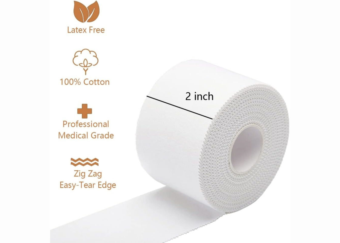 2 Inch Athlete Athletic Sports Cotton Zinc Oxide Adhesive Tape