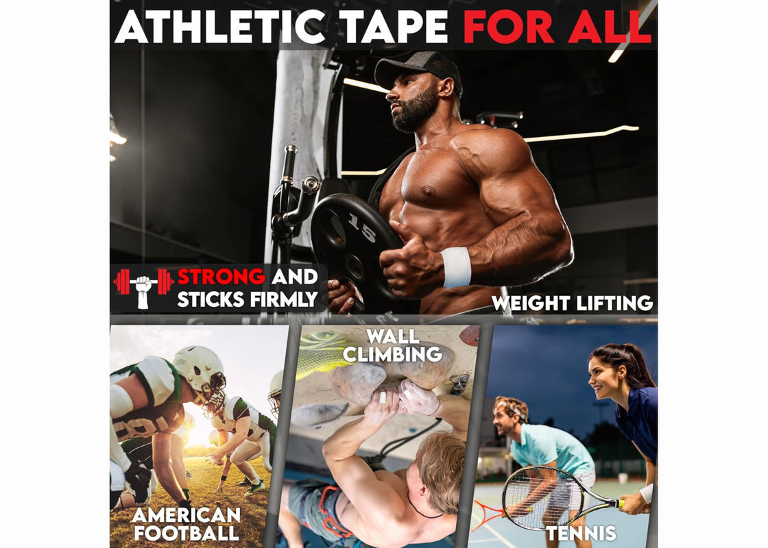 Multi Color Cotton Sports Tape  Adhesve Zinc Oxide Athletic Training Tape